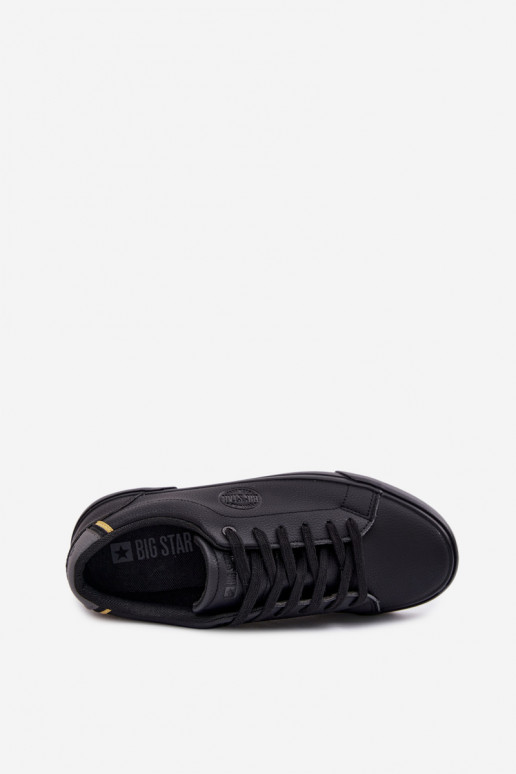 Chaussures modèle baskets baskets pour hommes Big Star TT174084 couleur noire