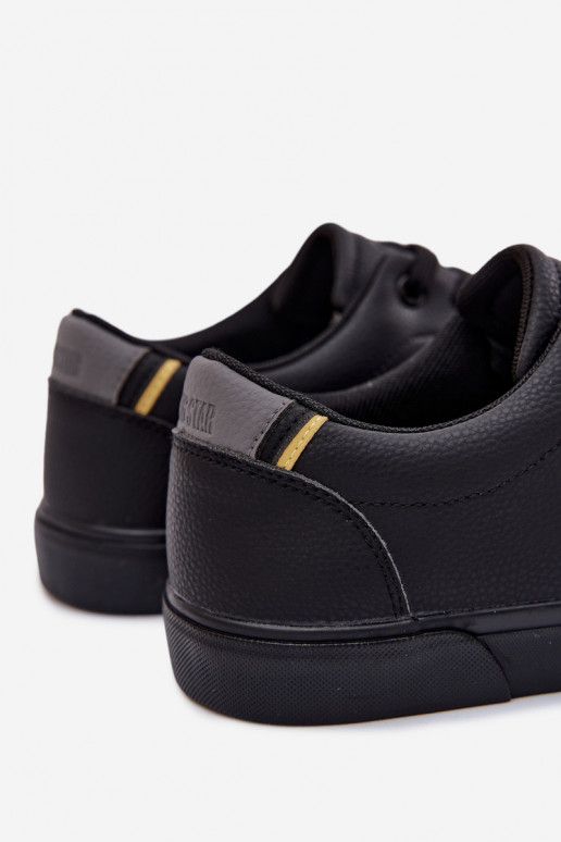 Chaussures modèle baskets baskets pour hommes Big Star TT174084 couleur noire