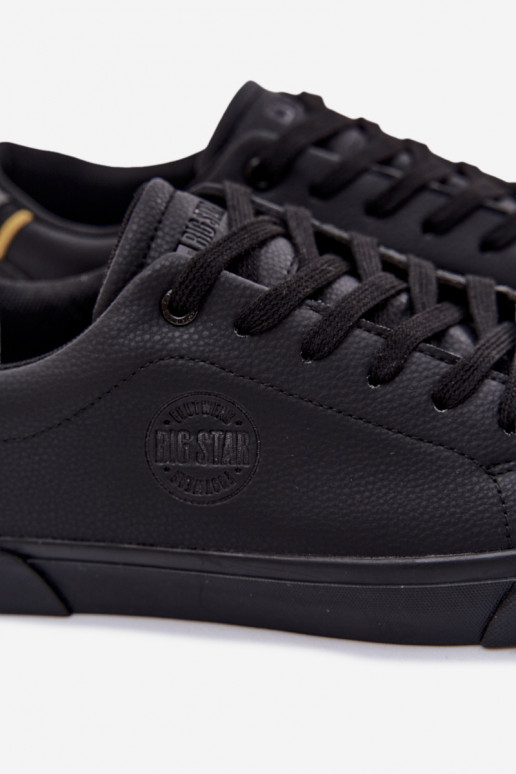 Chaussures modèle baskets baskets pour hommes Big Star TT174084 couleur noire