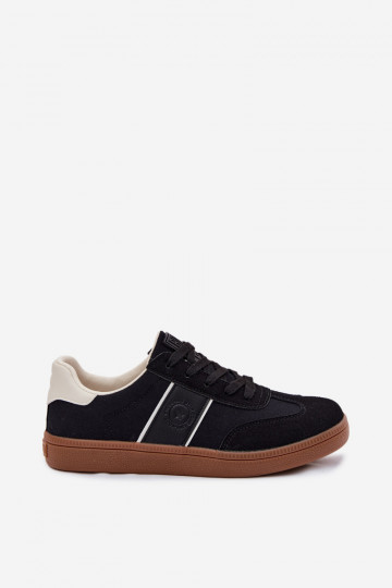 Chaussures modèle baskets pour hommes Big Star TT174129 couleur noire 2