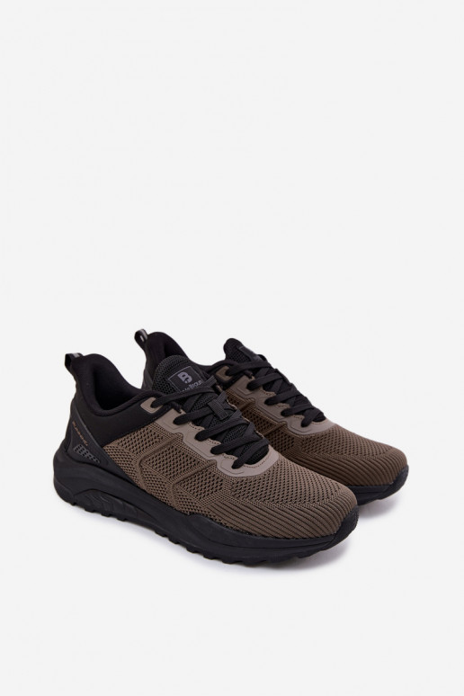 baskets pour hommes vert-couleur noire Remel