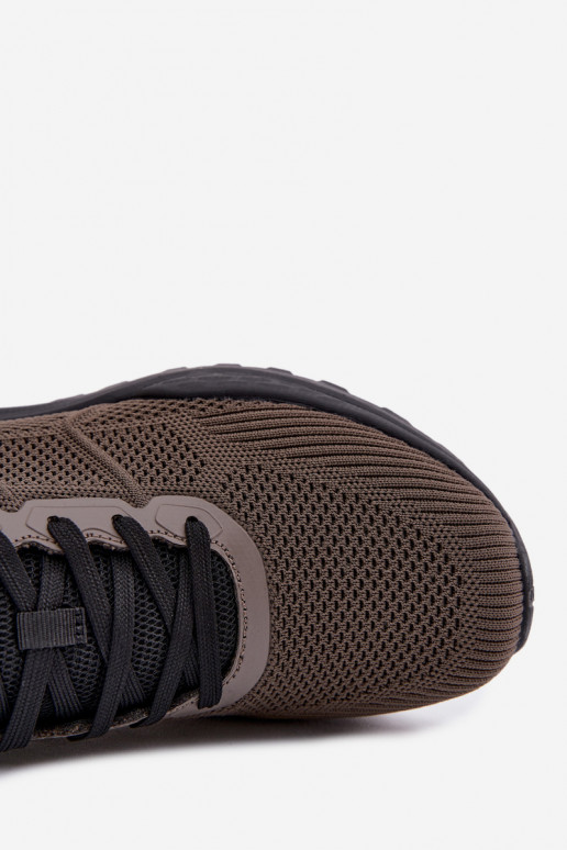 baskets pour hommes vert-couleur noire Remel