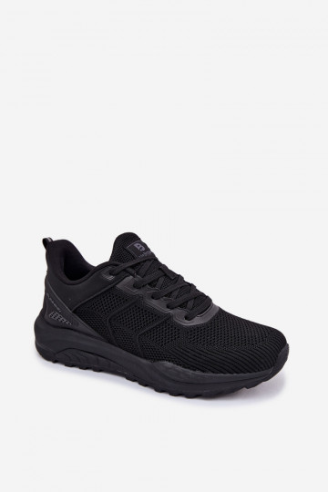 Baskets de sport pour hommes couleur noire Remel