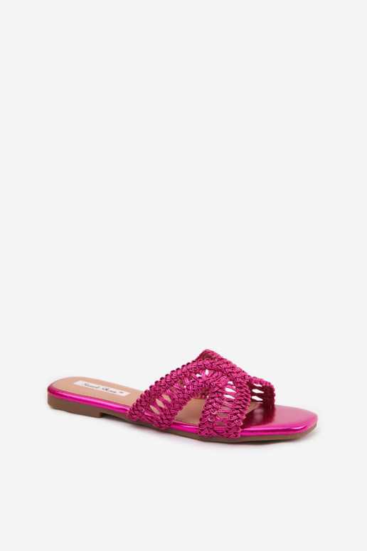 Chaussons Appartement pour femmes couleur rose Fariella