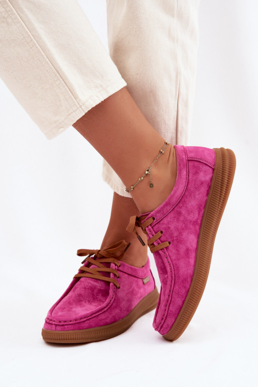 chaussuresActivéturalnego en daimu Vinceza 95391 couleur rose