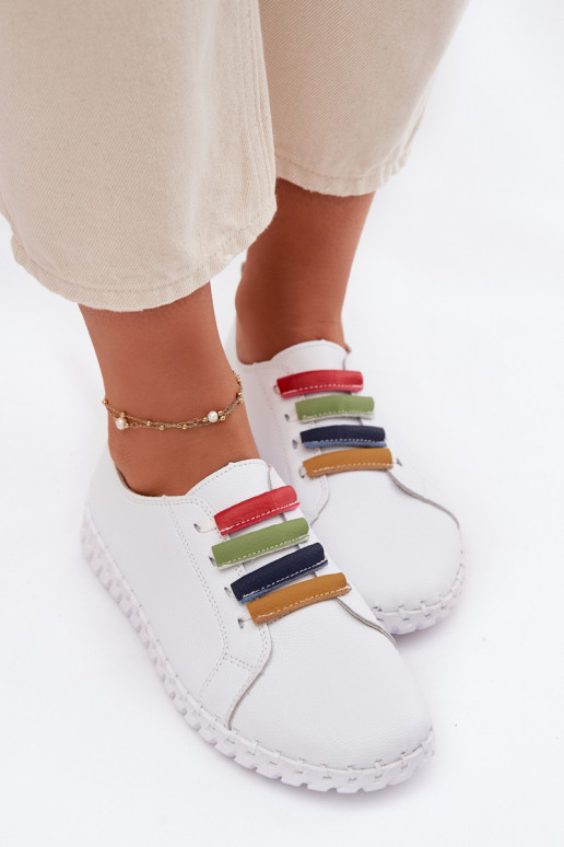 Peau chaussures Féminin Vinceza 95376 couleur blanche