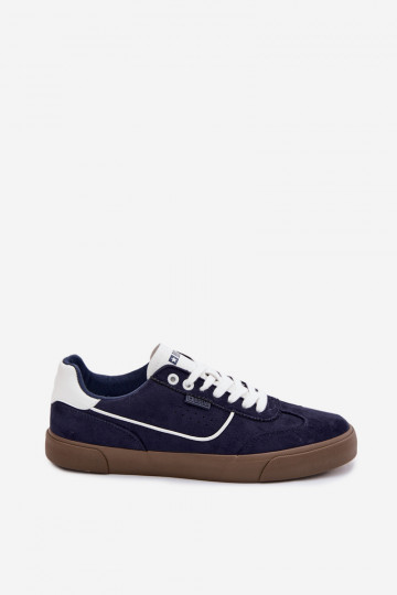 Chaussures modèle baskets pour hommes Big Star TT174091 bleu foncé 2