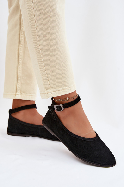 BallerinesActivéturalnego en daimu Big Star TT274212 couleur noire