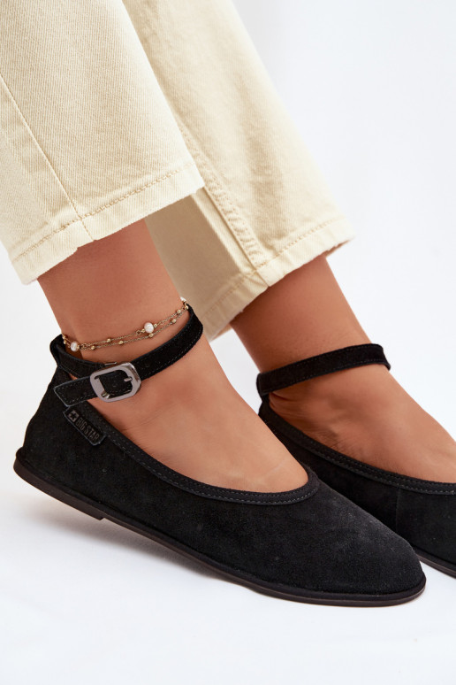 BallerinesActivéturalnego en daimu Big Star TT274212 couleur noire