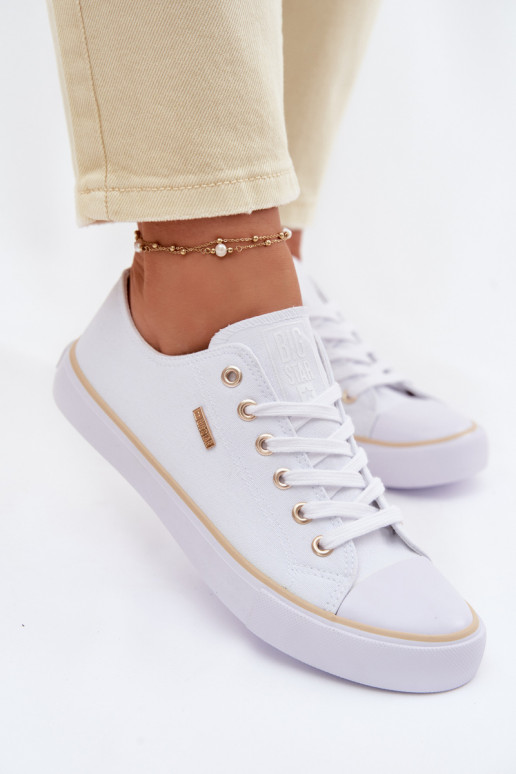 Chaussures de loisirs Faible Big Star TT274772 couleur blanche