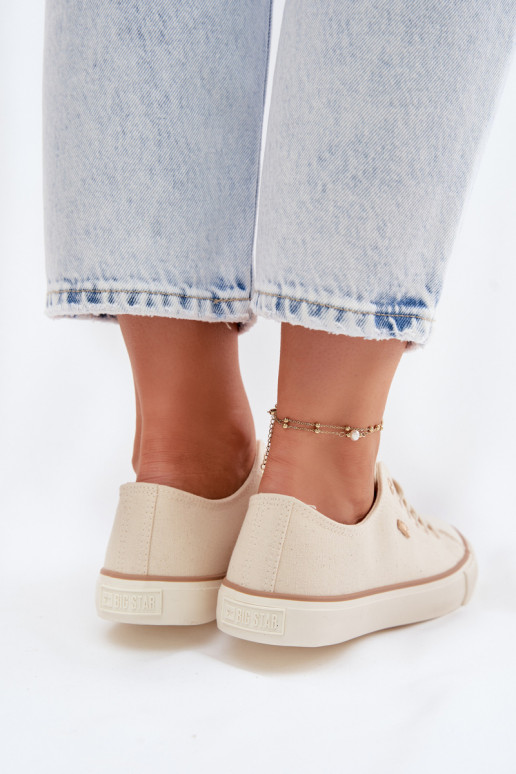 Chaussures de loisirs Faible Big Star TT274773 beige