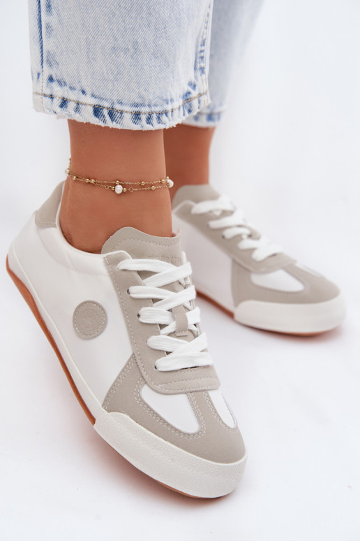 Chaussures modèle baskets Féminin Big Star TT274145 couleur blanche