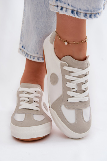 Chaussures modèle baskets Féminin Big Star TT274145 couleur blanche 2