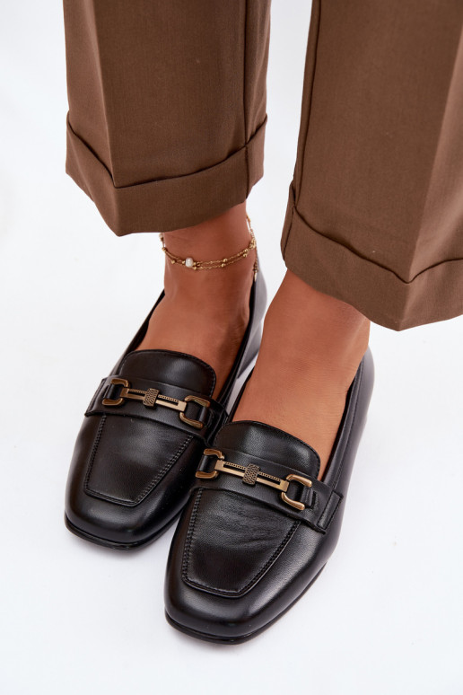 Peau chaussures Féminin Klocke avec des ornements Vinceza 39978 couleur noire