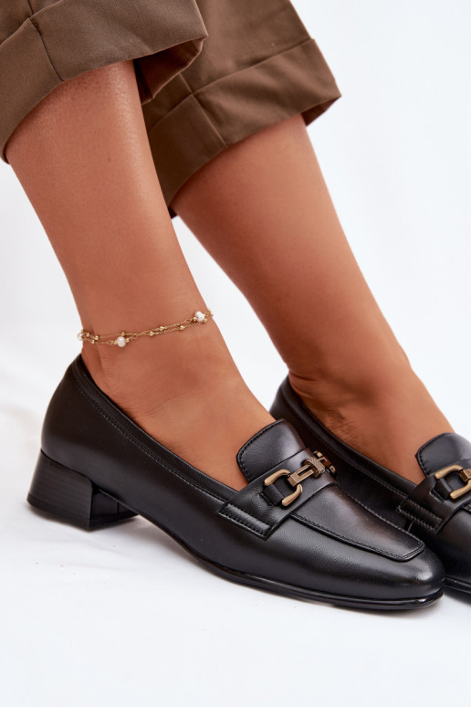 Peau chaussures Féminin Klocke avec des ornements Vinceza 39978 couleur noire