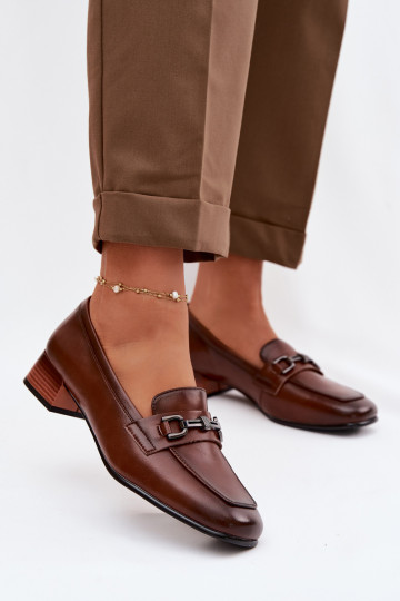 Peau chaussures Féminin Klocke avec des ornements Vinceza 39978 marron 2