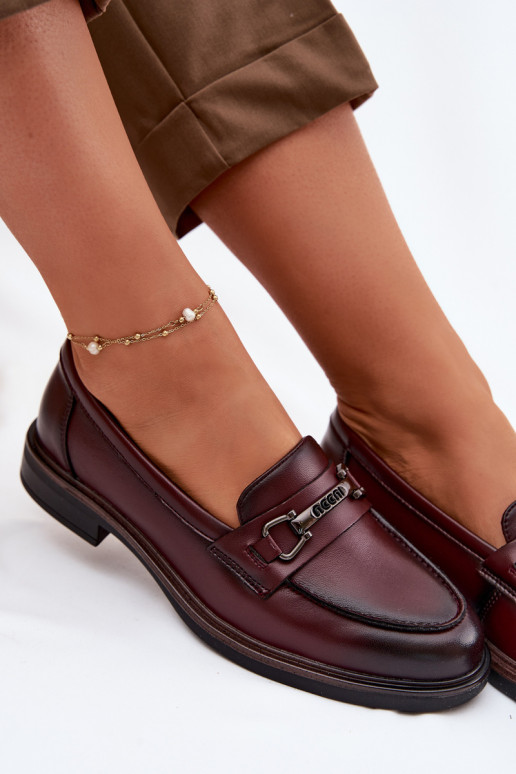 Peau mocassins pour femmes Vinceza 39983 Bourgogne