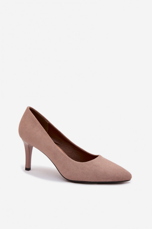 chaussures à talons hauts en daim écologiqueoÀe Sergio Leone 1336 marron