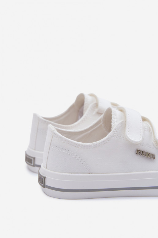 chaussures décontractées Puéril avec attaches adhésives Big Star TT374169 couleur blanche