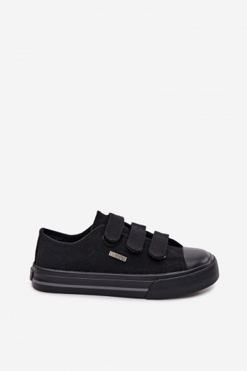 chaussures décontractées Puéril avec attaches adhésives Big Star TT374172 couleur noire 2