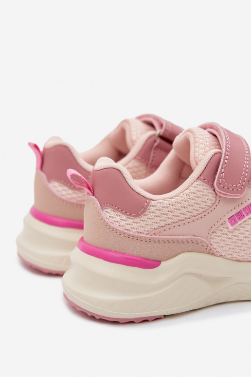 baskets Chaussures modèle baskets Puéril Big Star TT374031 couleur rose