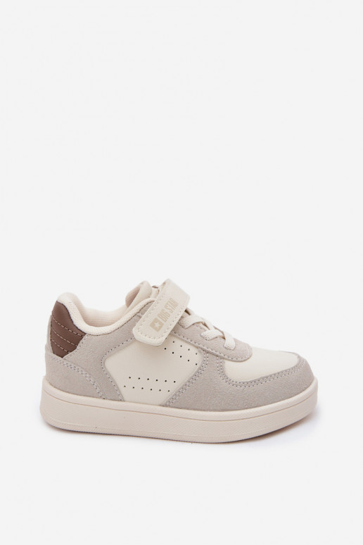 Chaussures modèle baskets Puéril Big Star TT374018 beige