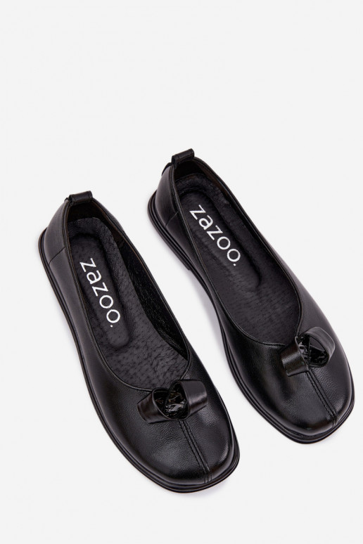 Peau chaussures Féminin Zazoo 379 couleur noire