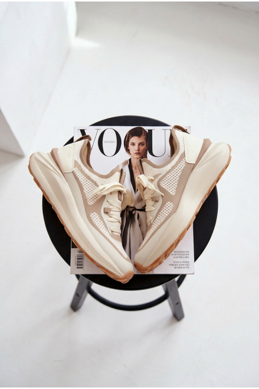 baskets Féminin Big Star TT274570 HI-POLY SYSTEM couleur blanche