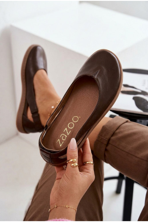 Ballerines Barefoot Zazoo 10217 CzekoladoÀe