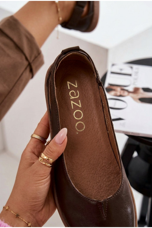 Ballerines Barefoot Zazoo 10217 CzekoladoÀe