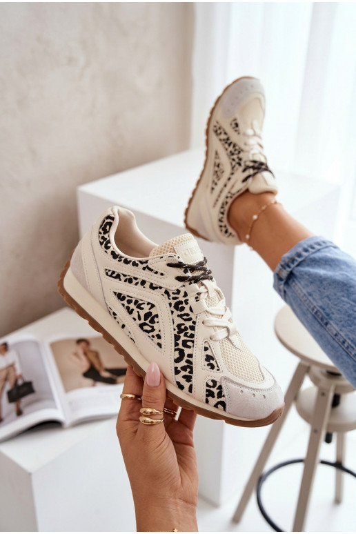 Peau en daim Chaussures modèle baskets Féminin Big Star TT274549 beige