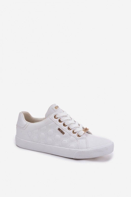 Chaussures de loisirs en cuir écologique Big Star RR274322 couleur blanche