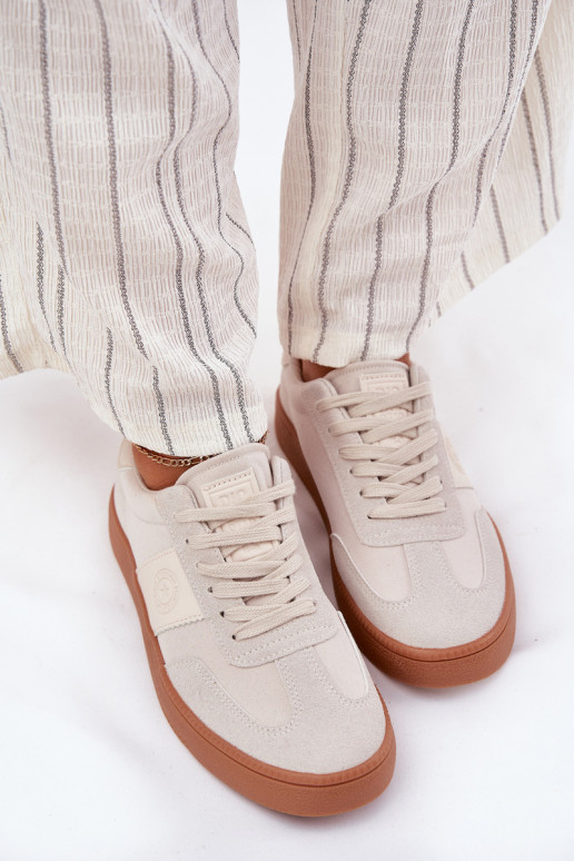 Chaussures modèle baskets Féminin Big Star RR274806 beige