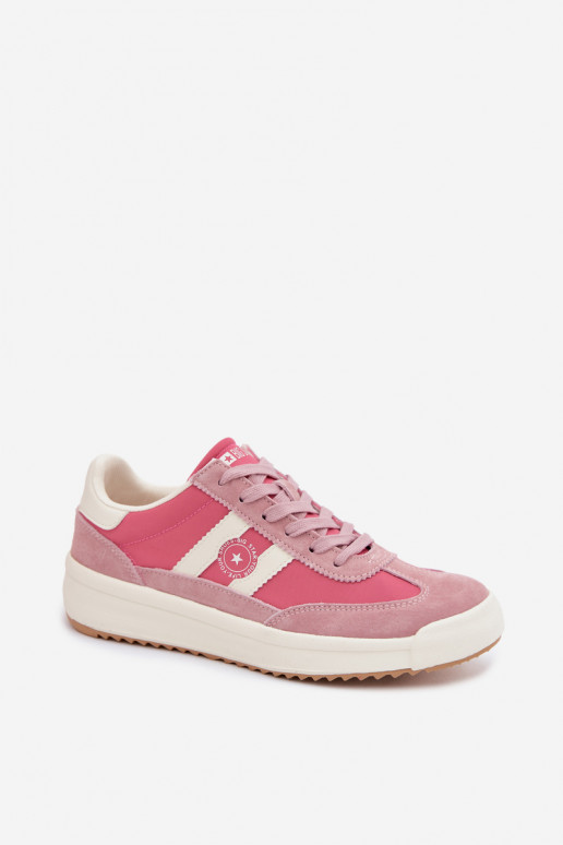 Chaussures modèle baskets Féminin Big Star TT274160 couleur rose