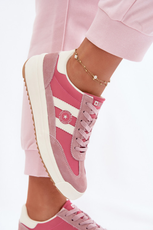 Chaussures modèle baskets Féminin Big Star TT274160 couleur rose