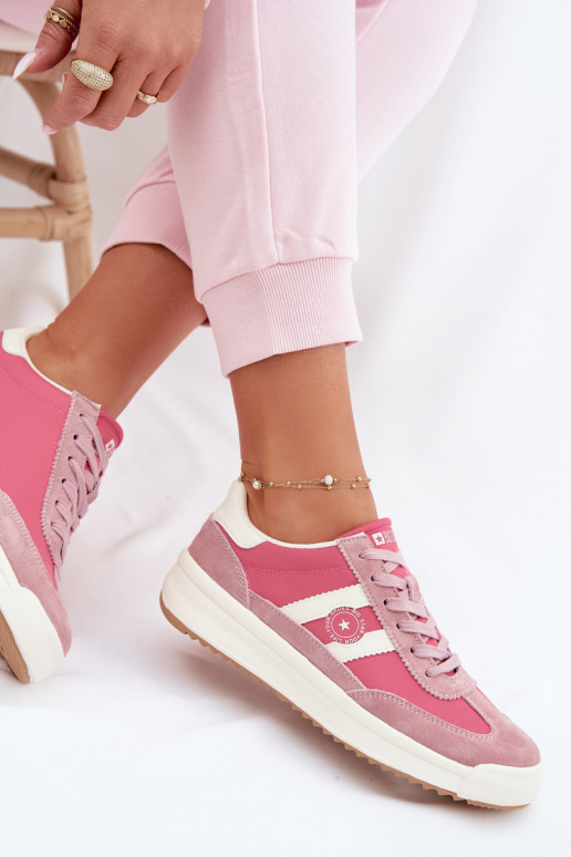 Chaussures modèle baskets Féminin Big Star TT274160 couleur rose