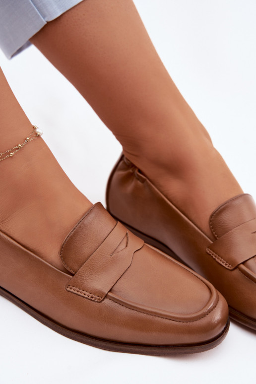 MocassinsActivéturalnej Skóry Vinceza 18121 marron