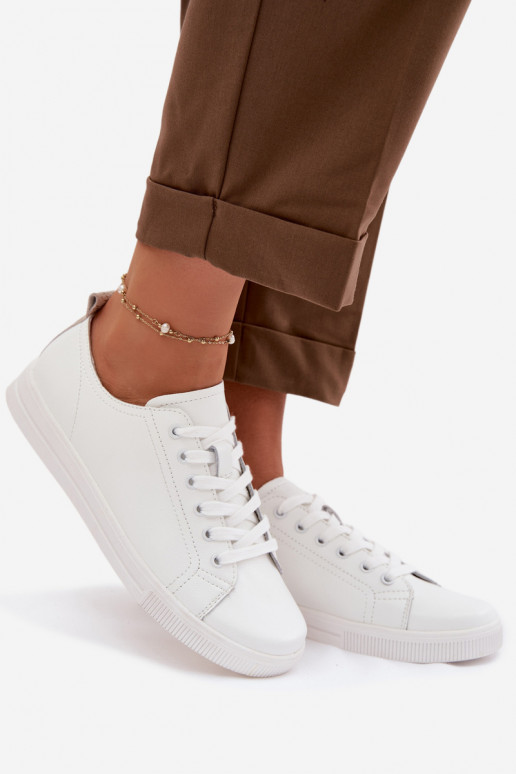 Peau Chaussures de loisirs Vinceza 79536 couleur blanche