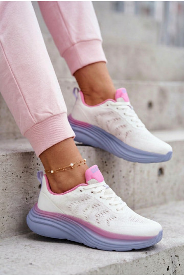 baskets Féminin Big Star TT274046 couleur blanche 2