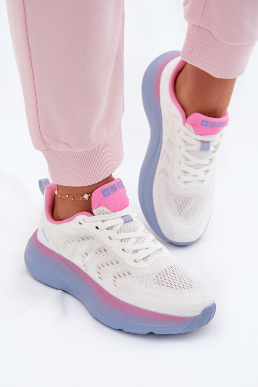 baskets Féminin Big Star TT274046 couleur blanche