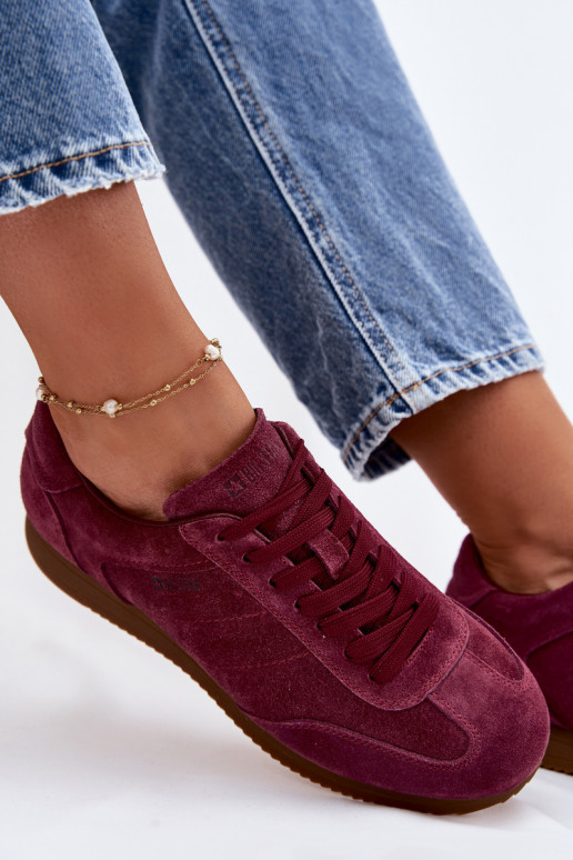 Chaussures modèle basketsActivéturalnego en daimu Big Star TT274227 Bourgogne