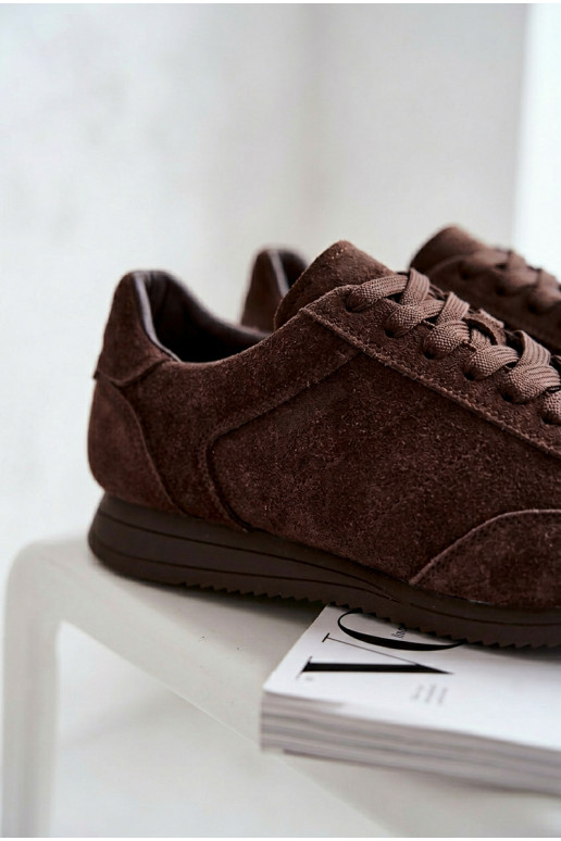 Chaussures modèle basketsActivéturalnego en daimu Big Star TT274226 CzekoladoÀe