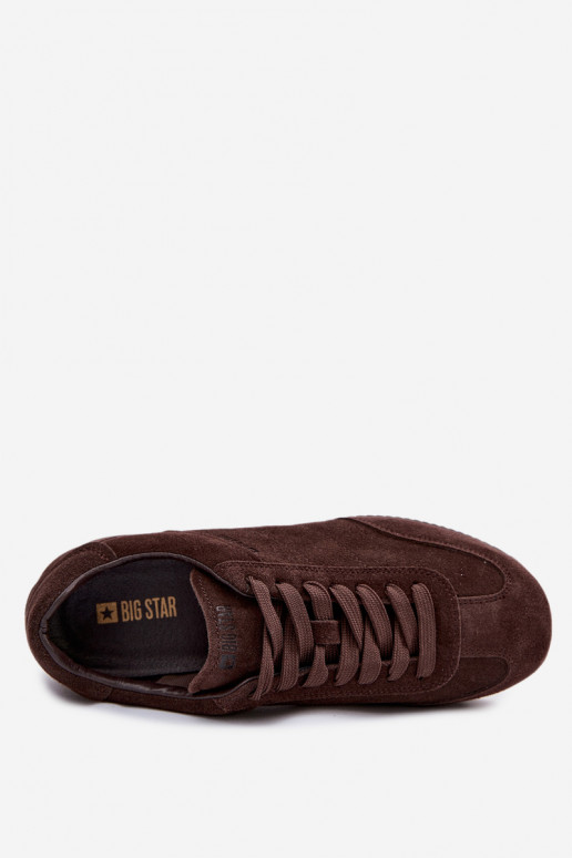 Chaussures modèle basketsActivéturalnego en daimu Big Star TT274226 CzekoladoÀe