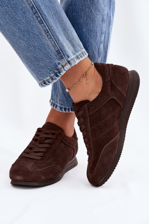 Chaussures modèle basketsActivéturalnego en daimu Big Star TT274226 CzekoladoÀe