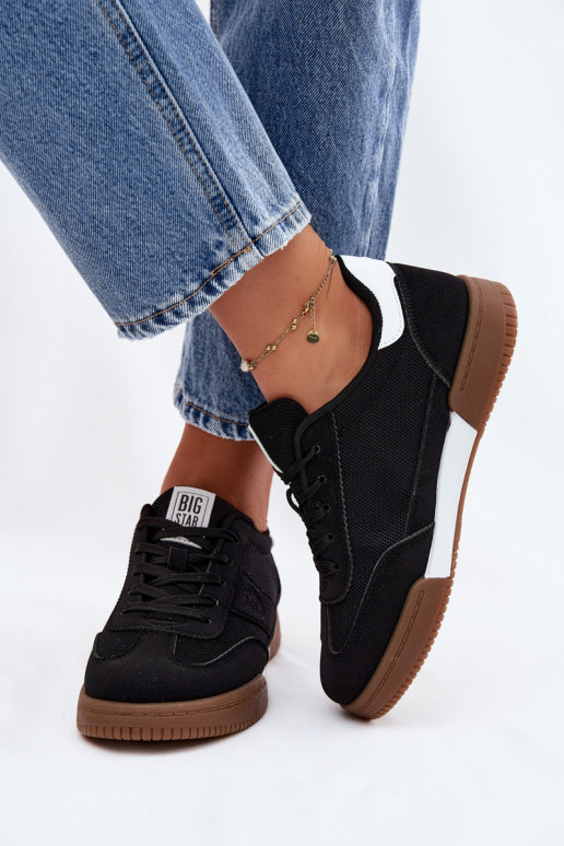 Chaussures modèle baskets Féminin Big Star TT274909 couleur noire