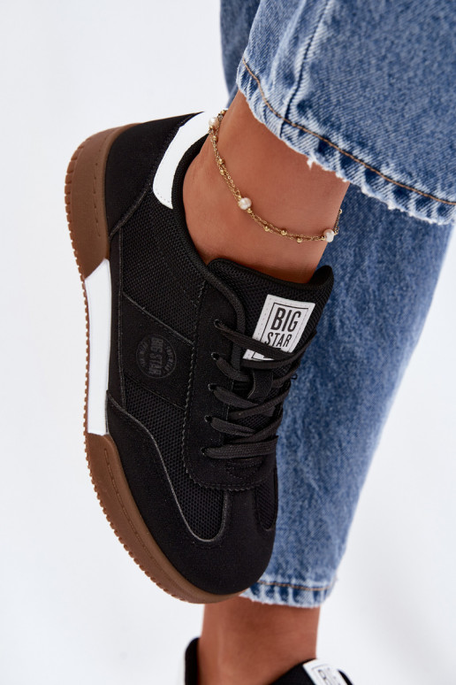 Chaussures modèle baskets Féminin Big Star TT274909 couleur noire