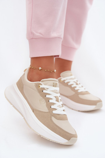 Chaussures modèle baskets Féminin avec une plateforme GAP PENELOPE GPDANS6155300049 beige