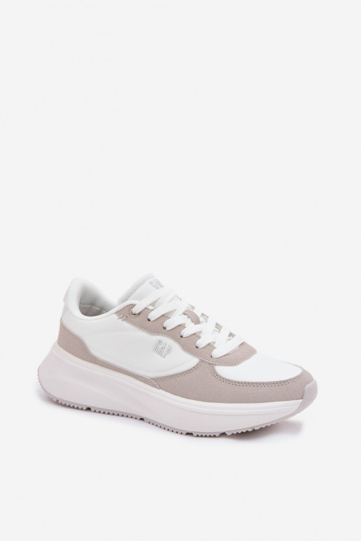 Chaussures modèle baskets Féminin avec une plateforme GAP PENELOPE GPDANS6155300061 couleur blanche