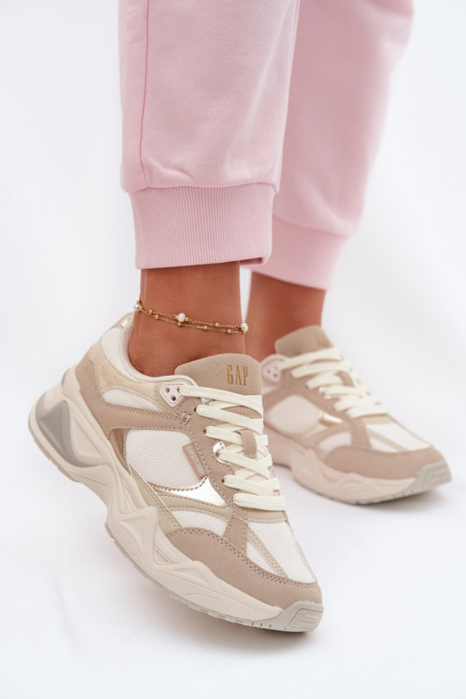 Chaussures modèle baskets Féminin avec une plateforme GAP MARATHON GPDANS6154923895 beige