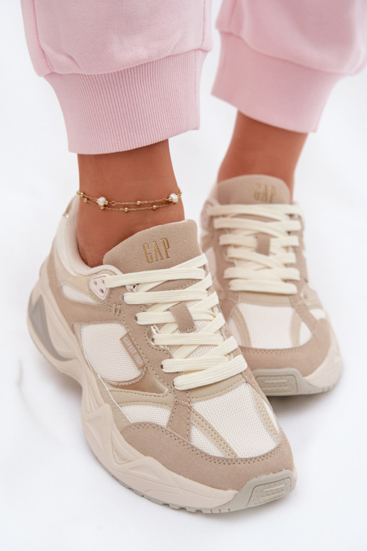 Chaussures modèle baskets Féminin avec une plateforme GAP MARATHON GPDANS6154923895 beige